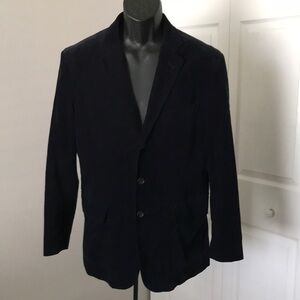 J. Crew Men's Navy Corduroy Blazer, Size 38S